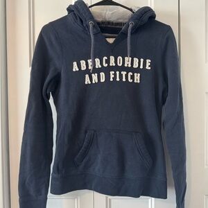 Abercrombie & Fitch Dark Blue Sweatshirt (2000s)